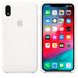 Силиконовый чехол-накладка-накладка AnySmart Silicone Case White для iPhone XR (OEM)