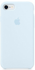 Силиконовый чехол-накладка для Apple iPhone 8 / 7 Silicone Case - Sky Blue (MRR62)