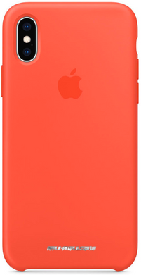 Силиконовый матовый чехол Apple для iPhone X / XS Silicone Case - Nectarine (MTFA2LL/A)