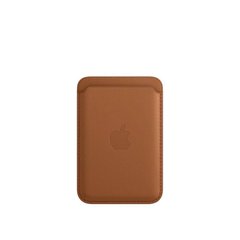 Кожаный чехол-бумажник AnySmart Leather Wallet MagSafe Saddle Brown для iPhone 12 | 12 mini | 12 Pro | 12 Pro Max (OEM)