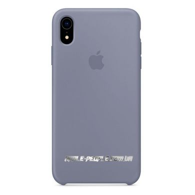 Силиконовый матовый чехол-накладка AnySmart Silicone Case Lavender Gray для iPhone XR (OEM)