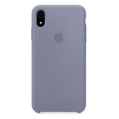 Силиконовый чехол-накладка-накладка AnySmart Silicone Case Lavender Gray для iPhone XR (OEM)
