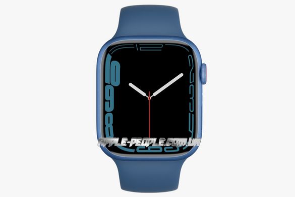 Apple Watch Series 7 GPS 45mm Blue Aluminium Case with Abyss Blue Sport Band (MKN83)