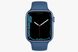 Apple Watch Series 7 GPS 45mm Blue Aluminium Case with Abyss Blue Sport Band (MKN83)