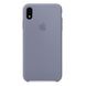 Силиконовый матовый чехол-накладка AnySmart Silicone Case Lavender Gray для iPhone XR (OEM)