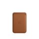 Кожаный чехол-бумажник AnySmart Leather Wallet MagSafe Saddle Brown для iPhone 12 | 12 mini | 12 Pro | 12 Pro Max (OEM)