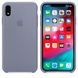 Силиконовый матовый чехол-накладка AnySmart Silicone Case Lavender Gray для iPhone XR (OEM)