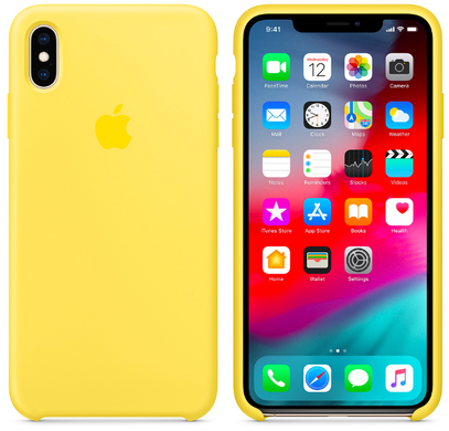Панель AnySmart для iPhone X / XS Silicone Case - Canary Yellow (MW992ZM/A)