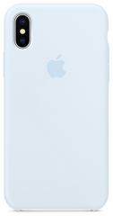 Силиконовый чехол-накладка для Apple iPhone X / XS Silicone Case - Sky Blue (MRRD2)