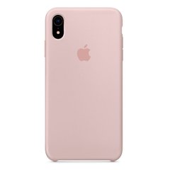 Силиконовый матовый чехол-накладка AnySmart Silicone Case Pink Sand для iPhone XR (OEM)