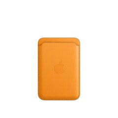 Кожаный чехол-бумажник AnySmart Leather Wallet MagSafe California Poppy для iPhone 12 | 12 mini | 12 Pro | 12 Pro Max (OEM)