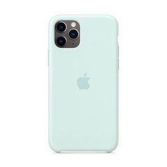Силиконовый чехол AnySmart Silicone Case Seafoam для iPhone 11 Pro Max (OEM)