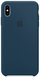 Силиконовый матовый чехол для Apple iPhone X / XS Silicone Case - Pacific Green (MUJU2LL/A)