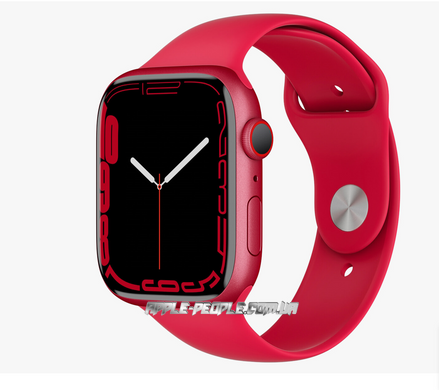 Apple Watch Series 7 GPS 45mm (PRODUCT)RED Sport Band (MKN93)