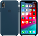 Силиконовый матовый чехол для Apple iPhone X / XS Silicone Case - Pacific Green (MUJU2LL/A)