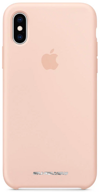 Силиконовый матовый чехол Apple для iPhone X / XS Silicone Case - Pink Sand (MTF82LL/A)