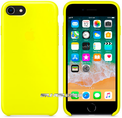 Силиконовый чехол-накладка для Apple iPhone 8 / 7 Silicone Case - Flash (MR672)
