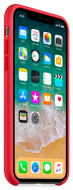 Силиконовый чехол-накладка-накладка AnySmart для iPhone X / XS Silicone Case - Red Raspberry