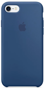 Силиконовый чехол-накладка для Apple iPhone 8 / 7 Silicone Case - Ocean Blue (MMWW2ZM/A)
