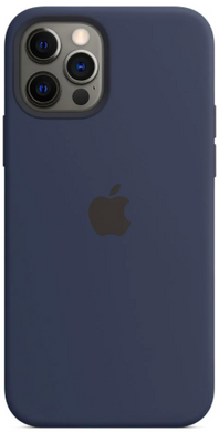 Силиконовый чехол Apple iPhone 12 Pro Max Silicone Case with MagSafe Deep Navy (MHLD3)