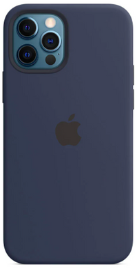 Силиконовый чехол Apple iPhone 12 Pro Max Silicone Case with MagSafe Deep Navy (MHLD3)