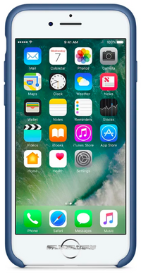 Панель AnySmart для iPhone 8 / 7 Silicone Case - Ocean Blue (MMWW2ZM/A)