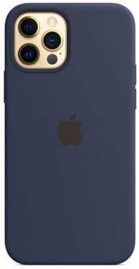 Силиконовый чехол Apple iPhone 12 Pro Max Silicone Case with MagSafe Deep Navy (MHLD3)