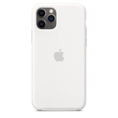 Силиконовый чехол AnySmart Silicone Case White для iPhone 11 Pro Max (OEM)