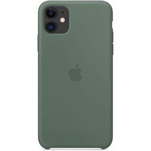 Силиконовый чехол AnySmart Silicone Case Pine Green для iPhone 11 (OEM)