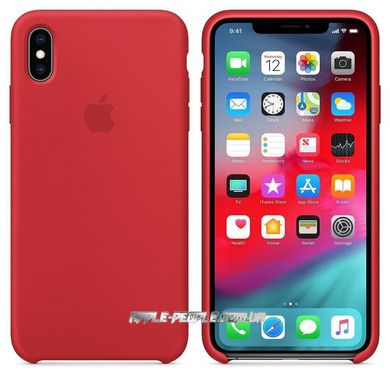 Силиконовый чехол Apple для iPhone XS Max Silicone Case (PRODUCT) RED (MRWH2)