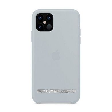 Силиконовый матовый чехол Apple Silicone Case Gray для iPhone 12 Pro Max OEM