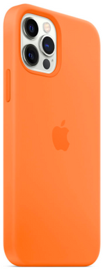 Силиконовый чехол Apple iPhone 12 Pro Max Silicone Case with MagSafe Kumquat (MHL83)