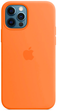 Силиконовый чехол Apple iPhone 12 Pro Max Silicone Case with MagSafe Kumquat (MHL83)