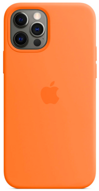Силиконовый чехол Apple iPhone 12 Pro Max Silicone Case with MagSafe Kumquat (MHL83)