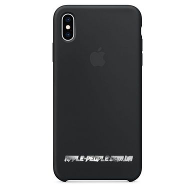 Силиконовый чехол Apple для iPhone XS Max Silicone Case Black (MRWE2)