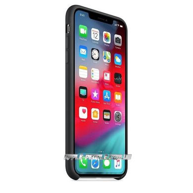 Силиконовый чехол-накладка для Apple iPhone XS Max Silicone Case Black (MRWE2)