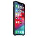 Силиконовый чехол Apple для iPhone XS Max Silicone Case Black (MRWE2)