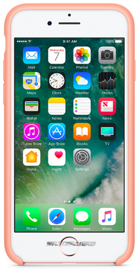 Силиконовый чехол-накладка для Apple iPhone 8 / 7 Silicone Case - Flamingo (MQ592ZM/A)