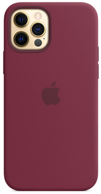 Силиконовый чехол Apple iPhone 12 Pro Max Silicone Case with MagSafe Plum (MHLA3)