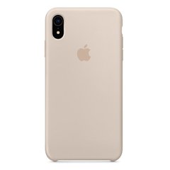 Силиконовый матовый чехол-накладка AnySmart Silicone Case Stone для iPhone XR (OEM)