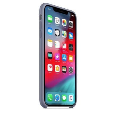 Силиконовый чехол Apple для iPhone XS Max Silicone Case Lavender Gray (MTFH2)