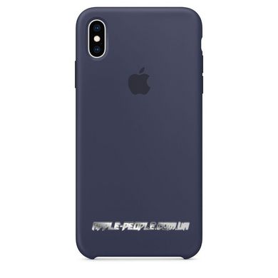 Силиконовый чехол-накладка для Apple iPhone XS Max Silicone Case Midnight Blue (MRWG2)