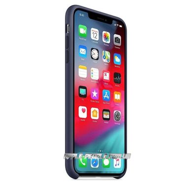 Силиконовый чехол-накладка для Apple iPhone XS Max Silicone Case Midnight Blue (MRWG2)