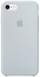 Силиконовый чехол-накладка для Apple iPhone 8 / 7 Silicone Case - Mist Blue (MQ582ZM/A)