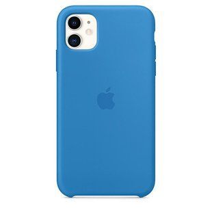 Силиконовый чехол AnySmart Silicone Case Surf Blue для iPhone 11 (OEM)