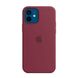 Cиликоновый чехол AnySmart Silicone Case Plum для iPhone 12 mini (OEM) (без MagSafe)