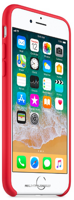Силиконовый чехол-накладка для Apple iPhone 8 / 7 Silicone Case - Red Raspberry (MRFQ2)