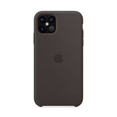 Силиконовый чехол AnySmart Silicone Case Black для iPhone 12 | 12 Pro (OEM)