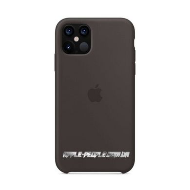Силиконовый чехол AnySmart Silicone Case Black для iPhone 12 | 12 Pro (OEM)
