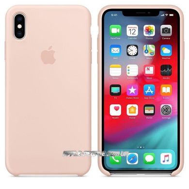 Силиконовый чехол-накладка для Apple iPhone XS Max Silicone Case Pink Sand (MTFD2)